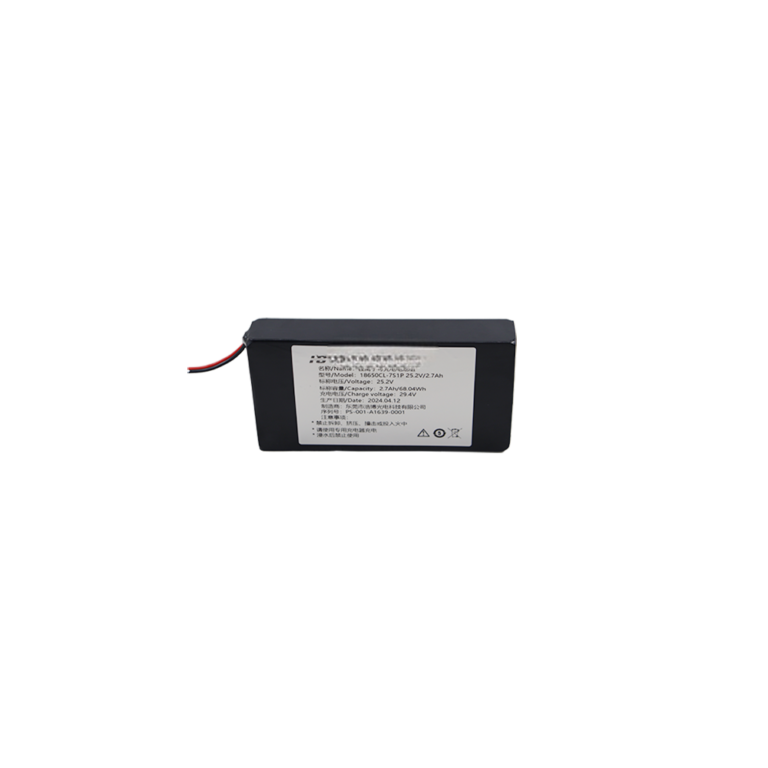 25.2v2.7ah Custom Module 18650 Power Battery Pack 40C Low-Temperature NMC Lithium Battery