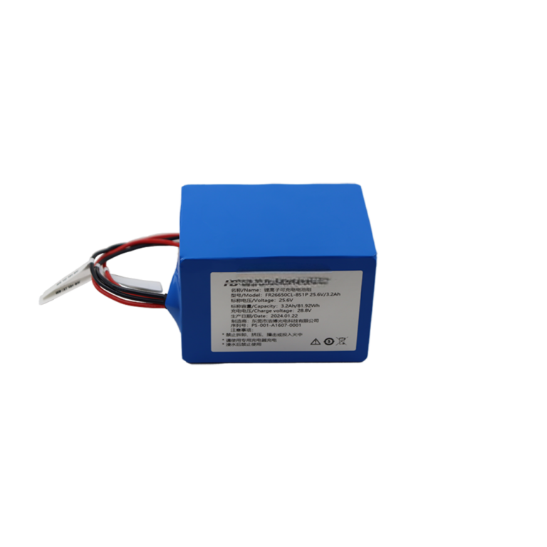 25.6v3.2ah Custom Module 26650 Power Battery Pack 40C Low-Temperature LiFePO4 Battery