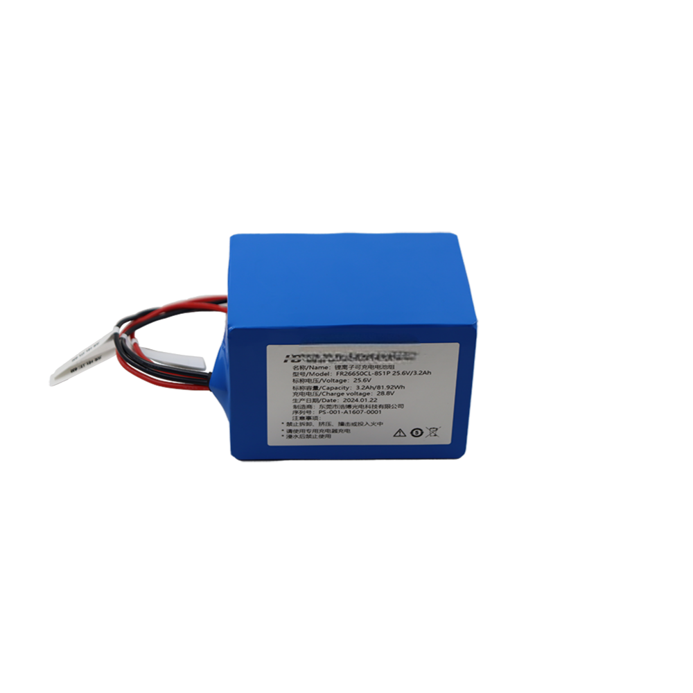 25.6v3.2ah Custom Module 26650 Power Battery Pack 40C Low-Temperature LiFePO4 Battery
