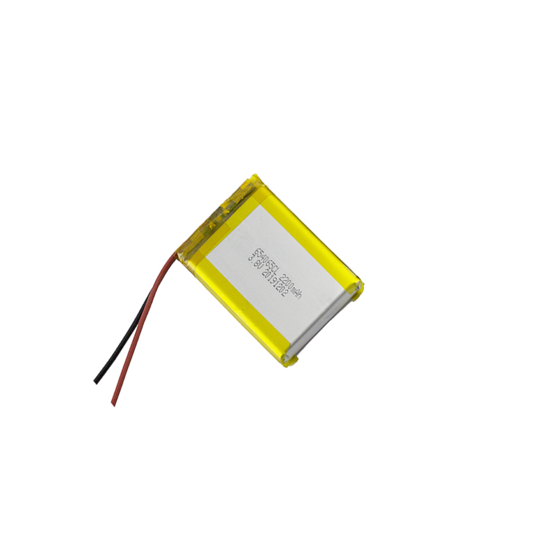 40C Low-Temperature Lithium Battery 654065 Size 2200mAh Custom 3.8V Pouch Cell Power Supply