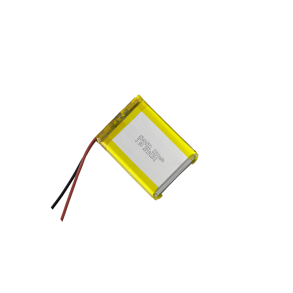 40C Low-Temperature Lithium Battery 654065 Size 2200mAh Custom 3.8V Pouch Cell Power Supply