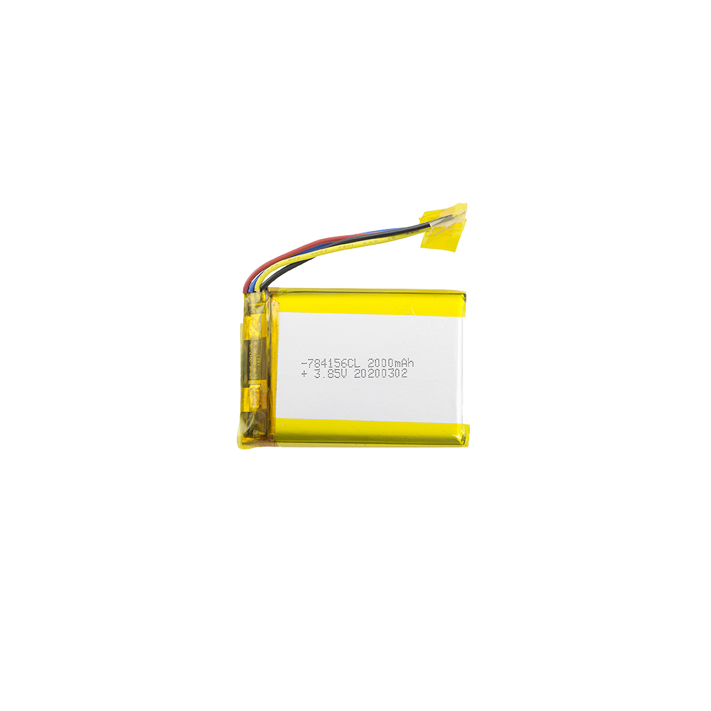 40C Low-Temperature Polymer Lithium Battery 784156 Custom 2000mAh High Capacity 3.7V